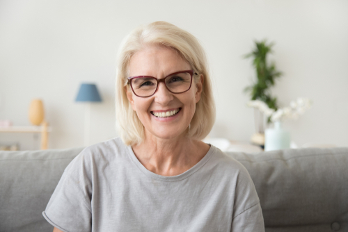 Smiling older woman